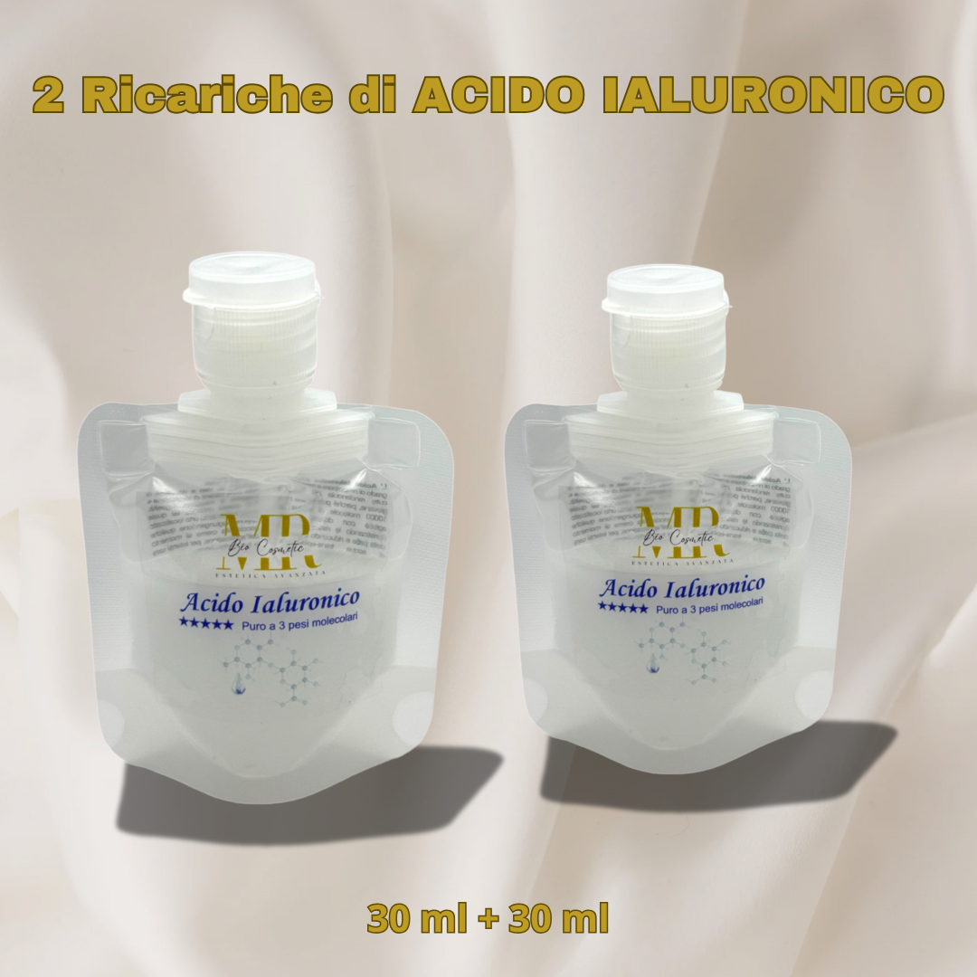 2 Ricariche Acido ialuronico 60ml